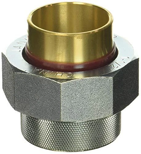 Eastman 1-1/2 Inch FIP x 1-1/2 Inch Sweat Dielectric Union Steel with Brass F...
