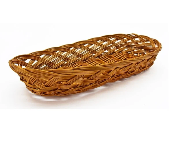 Cestini per pane in vimini intrecciato Organizer da tavolo Cestini per servire cibo per frutta, verdura