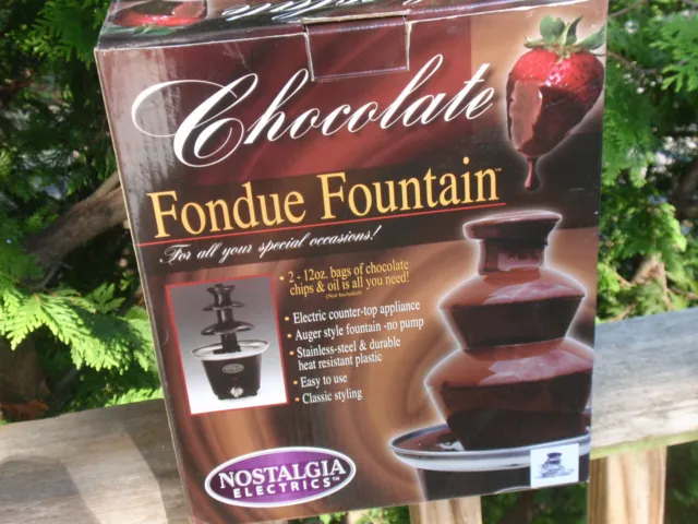 Petite Fontaine À Fondue Chocolat Nostalgie Électrique