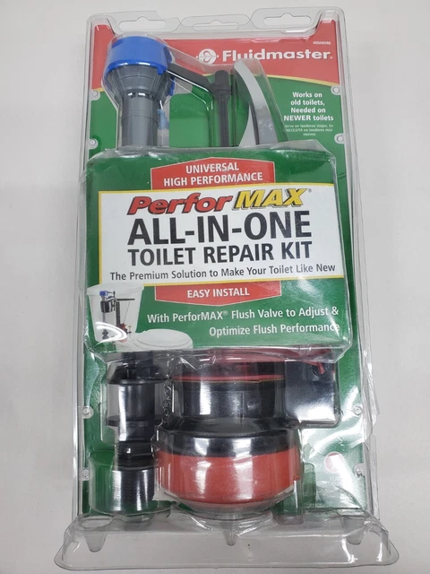 Kit de inodoro universal todo en uno Fluidmaster PerforMAX 400 ARHRK. Nuevo.