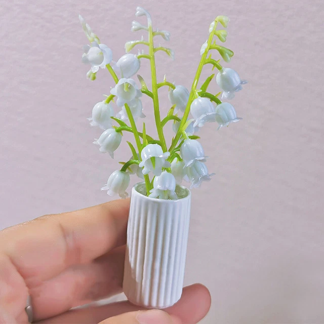 2pcs Simulation Vase Plants Pots Bonsai Shape Micro Landscaping Decors Doll