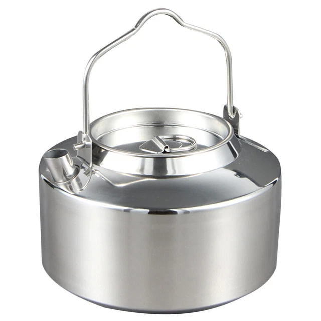 Camping Accessory Stainless Steel Kettle Camping Kettle Outdoor Stove Handheld