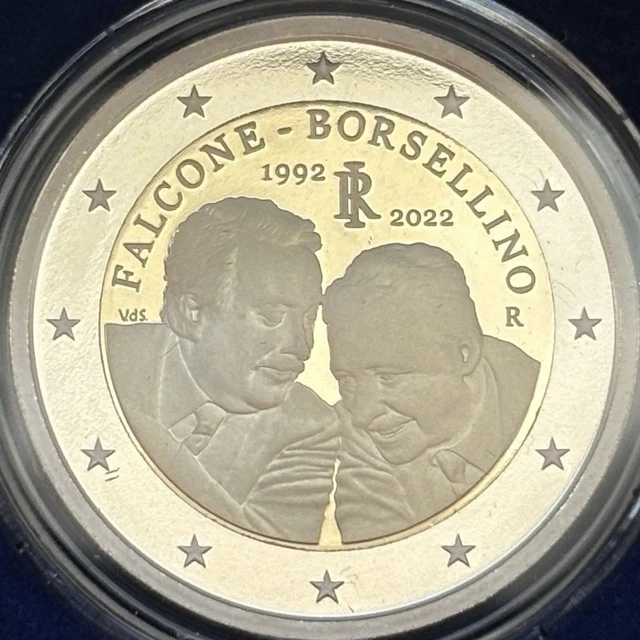 2022 Italia € 2 Falcone E Borsellino Colore - Foto 3