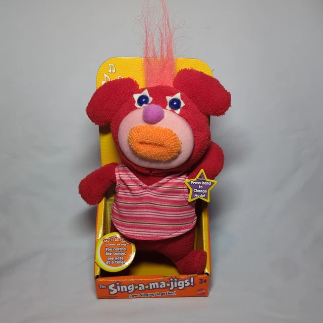Fisher Price Mattel SEE DETAILS The Sing-a-ma-jigs Red Plush Yankee Doodle Song