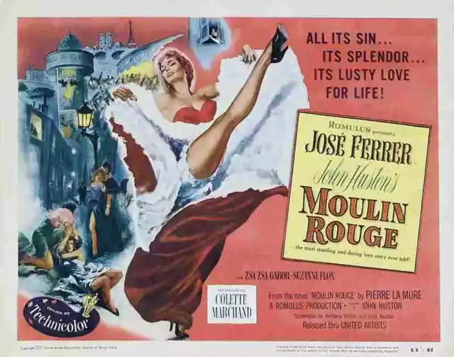 Moulin Rouge 1952 11 Film A4 Poster Print 10x8