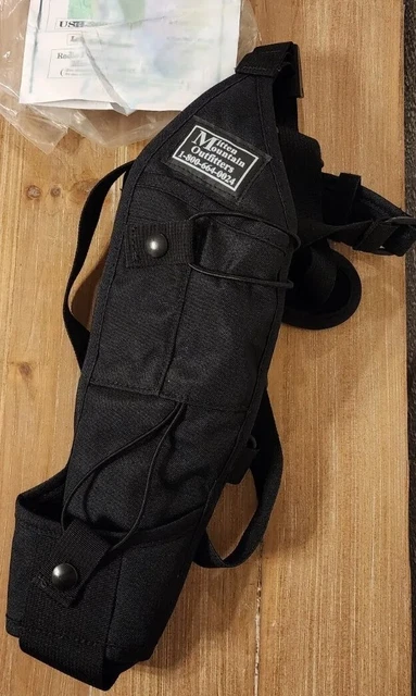 Universal Radio Shoulder Holster, USH 300- D Dual Radio Made in USA New Logging