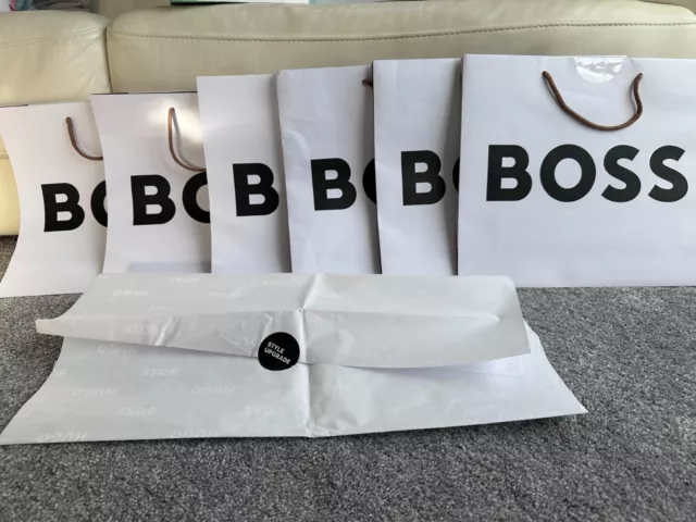 Hugo boss paper gift on sale bag