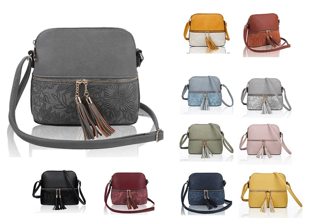 New Small Comfortable Tassel Floral Print Shoulder Messenger Bag