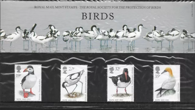 GB 1989 Presentation Pack Birds, combined postage