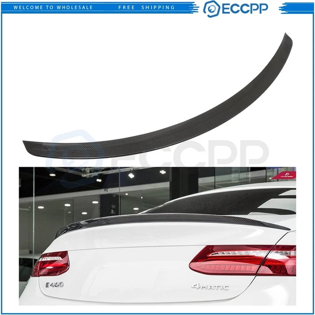 For Mercedes E Class W238 C238 Coupe 2018-2021 100% Carbon Fiber Spoiler Lip