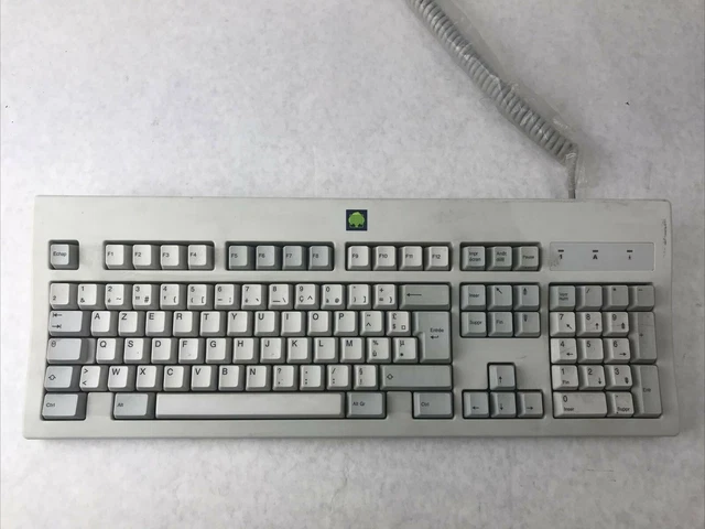 Zenith Data Systems SK-2000RE Keyboard French PS/2 Green Tree
