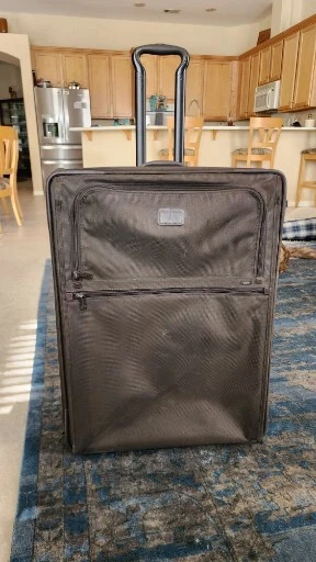 TUMI 'Alpha' Brown Nylon Trip Expandable Suitcase - 22028bh