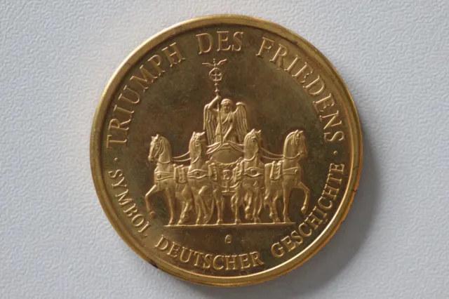 Gedenkmedaille 200 Jahre Brandenburger Tor (1791-1991), Triumph des Friedens