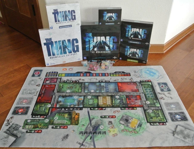 THE THING pledge KICKSTARTER Board Game Neoprene Playmat ALL IN