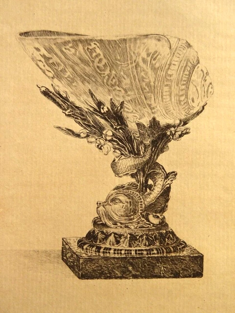 Eau-forte Originale De Félix Buhot – Impressionnisme, Valognes, 19ème Siècle