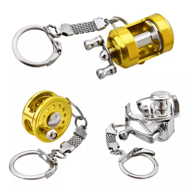 COMPACT AND STYLISH Key Ring with For Fishing Reel Design Choose