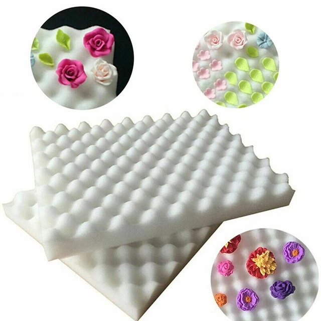 Tapis éponge à 5 Trous Pour Fondant,mousse,sucre,fleur,chocolat,argile