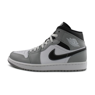 NIKE AIR JORDAN 1 Mid Light Smoke Grey Anthracite 554724-078 $244.63 - PicClick