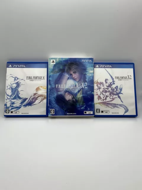 Final Fantasy X/X-2 HD Remaster Sony Playstation Vita Japanese NTSC-J Twin Pack