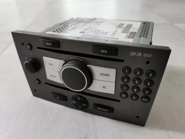 CD70 NAVI Radio CC METALLIC Vectra C Signum déconnecté avec Tech2 LQ 13188477