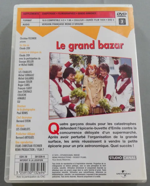 Dvd Film Le Grand Bazar De Claude Zidi Les Charlots Michel Serrault Galabru 3