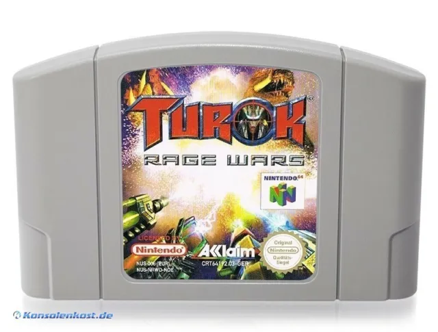 N64 / Nintendo 64 - Turok: Rage Wars / Legenden des verlorenen Landes Modul