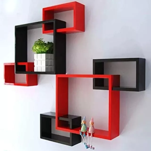 Intersecting Estantes de Pared / Libro / Flotantes Decorativo Armario