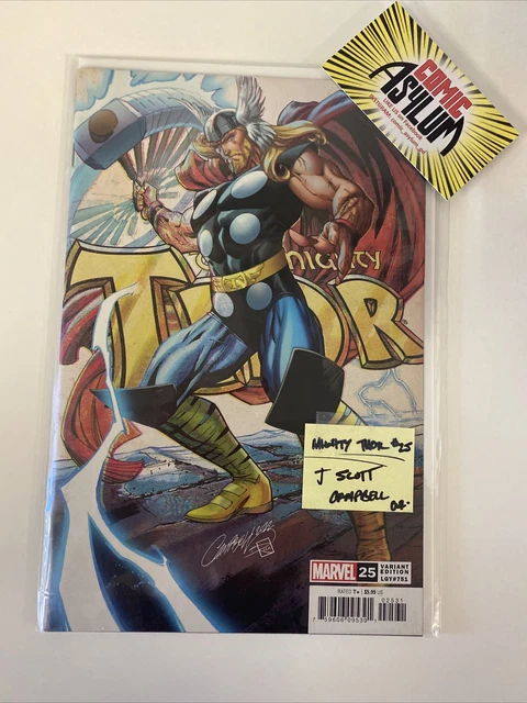 Mighty Thor #25 J. Scott Campbell Variant Cover Marvel Comics 2022