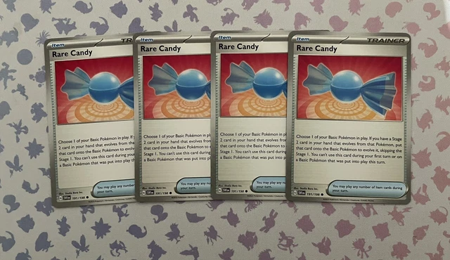 RARE CANDY - 191/198 - Scarlet & Violet - Trainer Playset (x4) - PF 1.80 -  PicClick UK