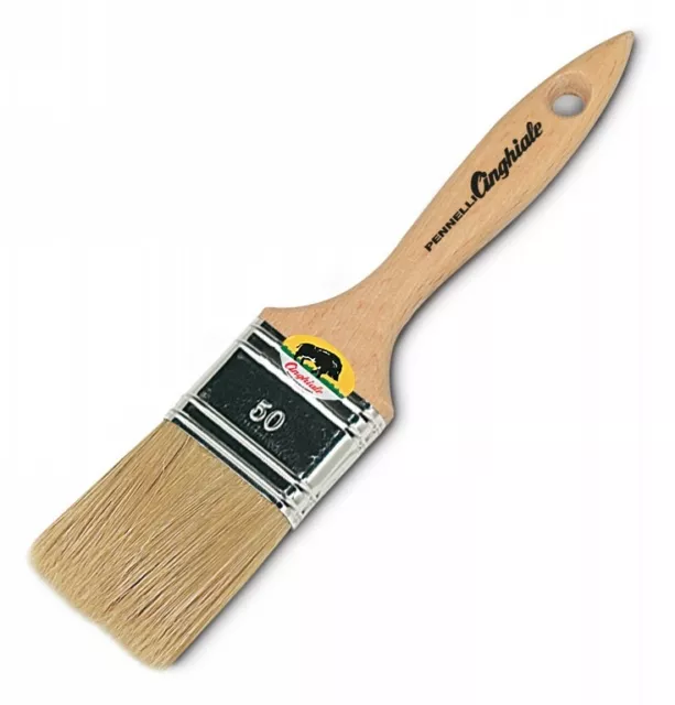 Pennello Cinghiale Setola Bionda Manico Legno 40