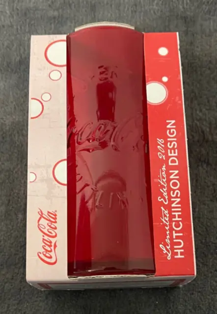 Mc Donalds Coca Cola Glas 2016 "Glas Rot" Limitierte Edition - NEU