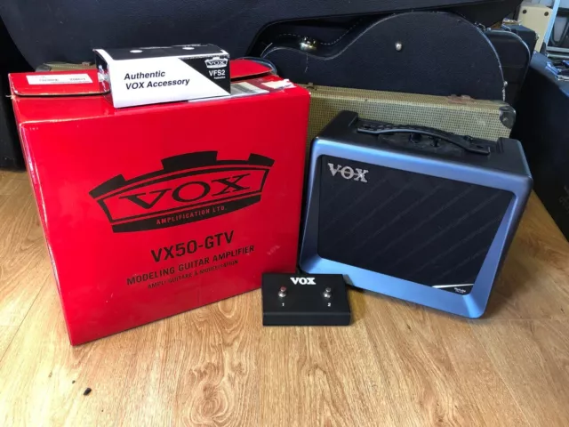 Vox VX50 GTV 50W Modeling Guitar Combo Amplifier w/ Footswitch