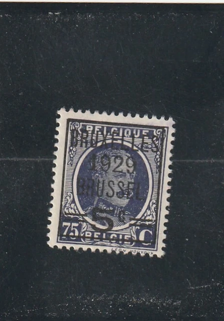 L5366 BELGIQUE  TIMBRE N° Y&T 274 de 1929 " Albert 1 er bruxelles 1929 " Neuf**