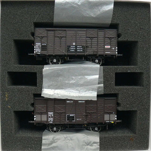 Coffret LS Models De 3 Wagons Plats Courts OCEM 19/29 (échelle N) - Neuf