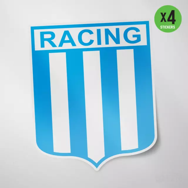 (4 Pack) Club Ferro Carril Oeste Argentina Vinyl Sticker Decal Calcomania  Futbol