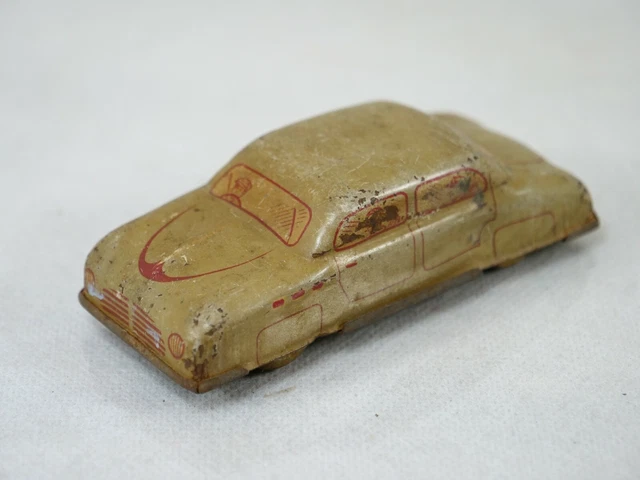 Jouet Ancien Dubena Auto-mobil Tôle Tchécoslovaquie - Moteur 14 Cm - Neuf En Boîte