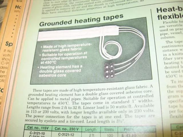 Catalogue produits à base d'amiante Cole-Parmer Lab Instrument & Controls 1981-82 3