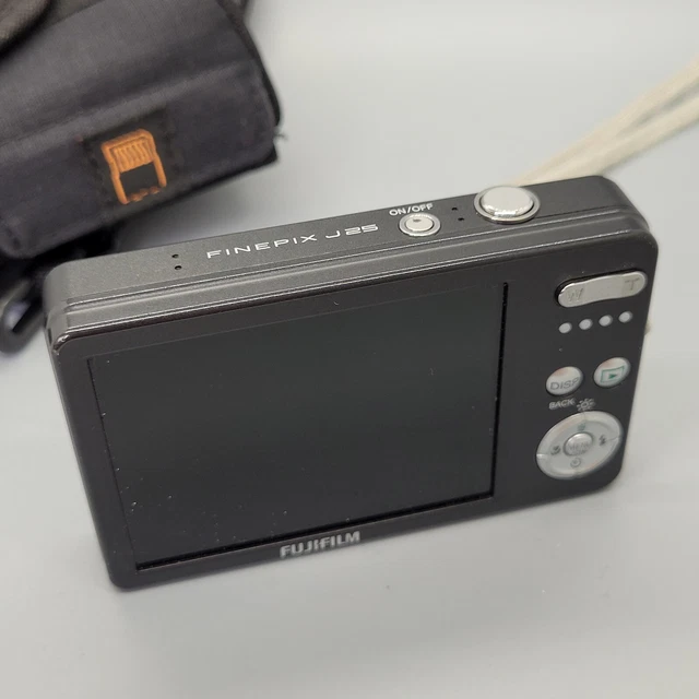 Fujifilm FinePix J25 10,0 megapixel fotocamera digitale compatta testata nera 3