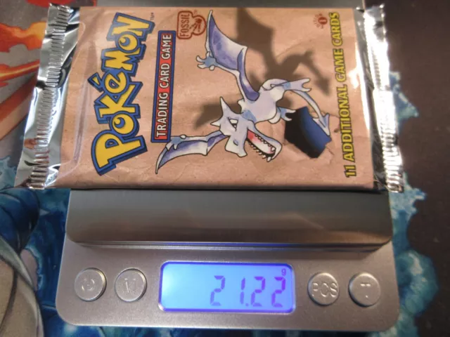 Pokemon Fossil 1st Edition Booster Pack - Aerodactyl - Factory