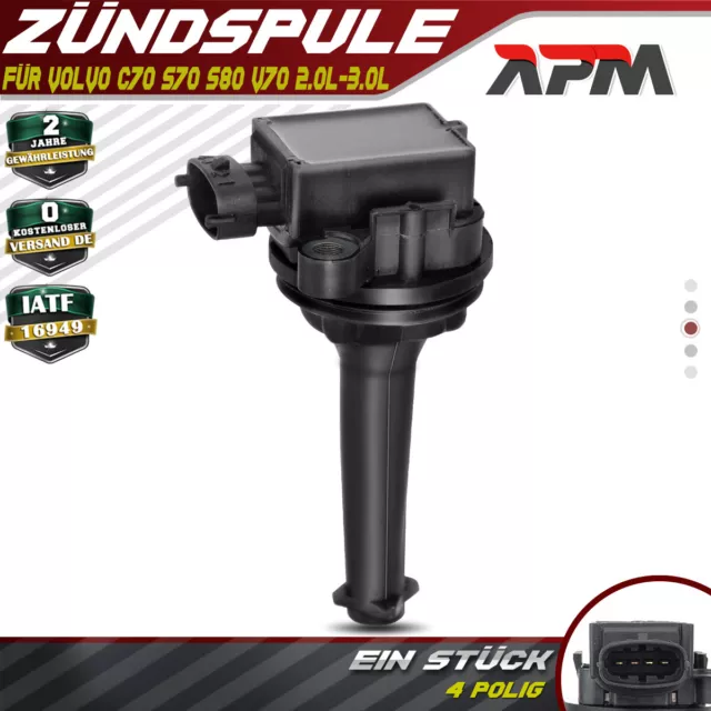 Zündspule Zündmodul für Volvo C70 S60 S70 S80 V70 V70 XC70 XC90 2.0-2.9L 9125601