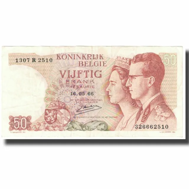 [#625641] Banknote, Belgium, 50 Francs, 1966, 1966-05-16, KM:139, EF(40-45)