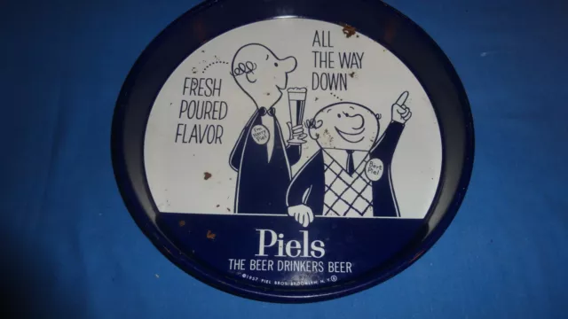 Original 1960s piels light beer- server tray