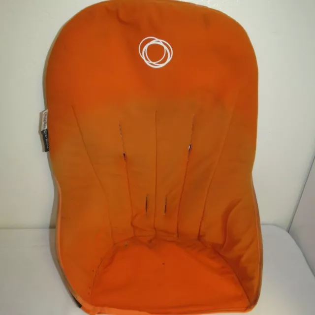 Bugaboo Cameleon Baby Child Stroller Seat Liner Orange Fleece Fabric Replacement