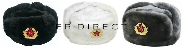 Cappello a paglia cosacco esercito russo stile militare URSS distintivo sovietico pelliccia sintetica Ushanka