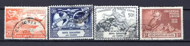 Kenya Uganda Tanganica - 1949 U.P.U. Set usato