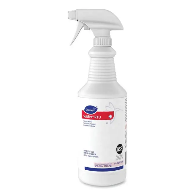 Diversey Spray Bottle 32oz. Spitfire Power All-Purpose Cleaner Liquid 12-Carton