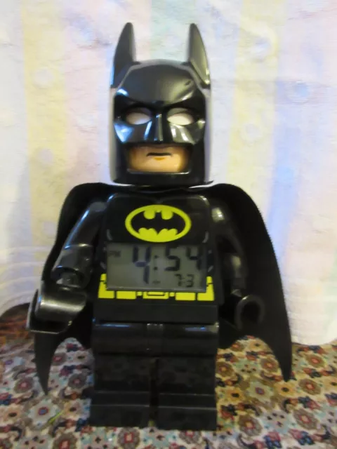 Lego BATMAN Alarm Clock DC Comics Super Heroes Mini Figure 10.5"