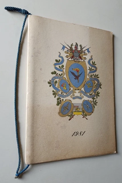 B326 Calendario Esercito Centro Aviazione Leggera 1981 Con Cordoncino