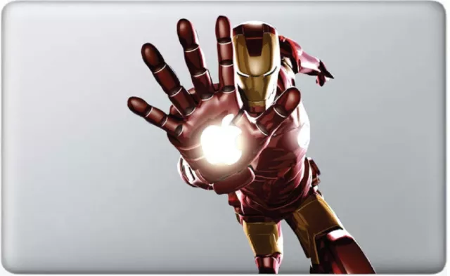 Iron Man Hand MacBook Pro / Air 17 Inch Vinyl Decal Sticker