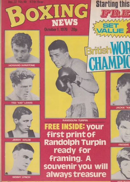 BOXING NEWS  1 Oct 1976 - Muhammed Ali v Ken Norton, Report & Pictures